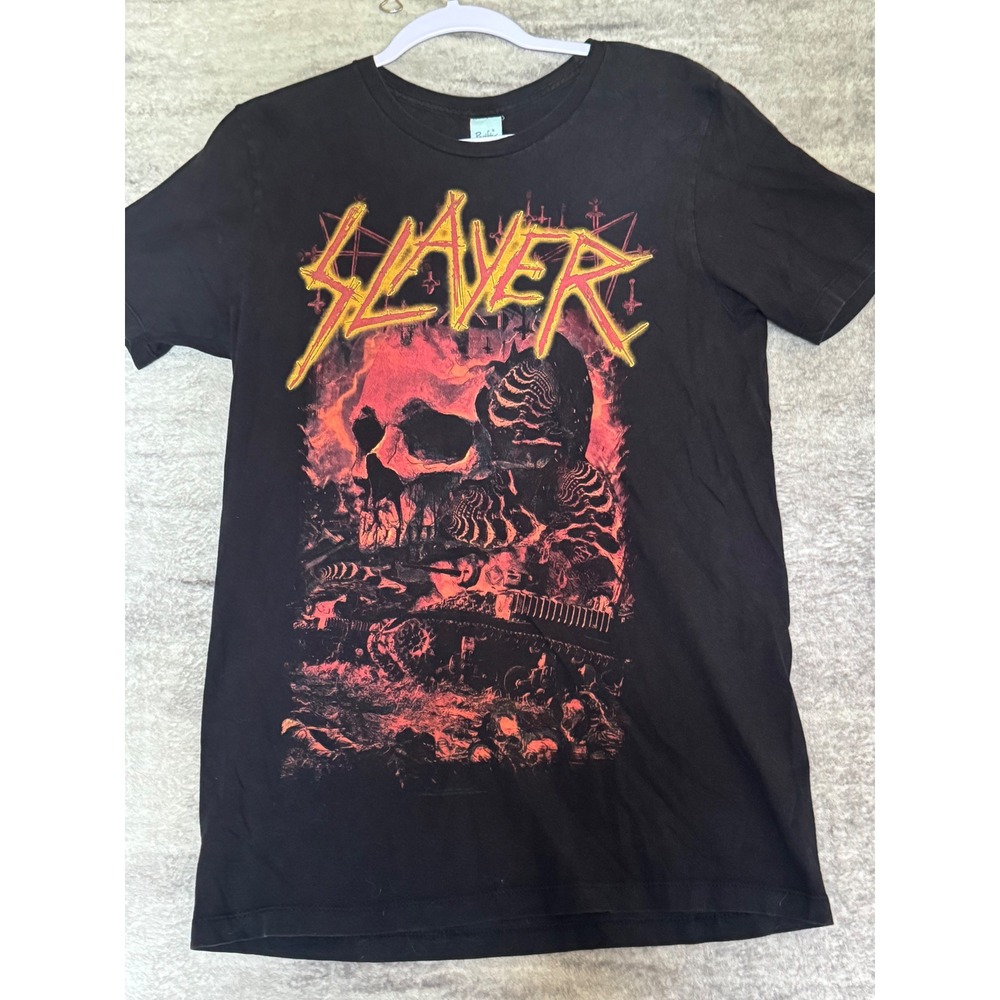 Slayer Final World Tour 2018 2019 Graphic T-Shirt Black Mens Medium Pacific